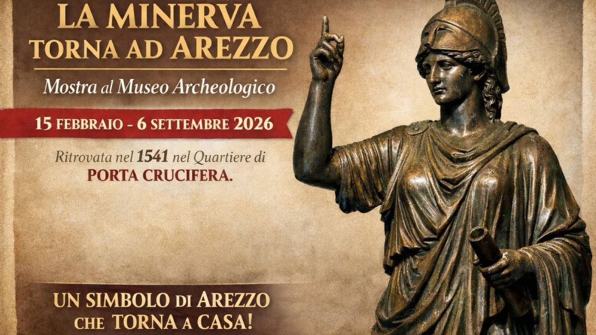 La nostra Minerva torna ad Arezzo: mostra speciale al Museo Archeologico