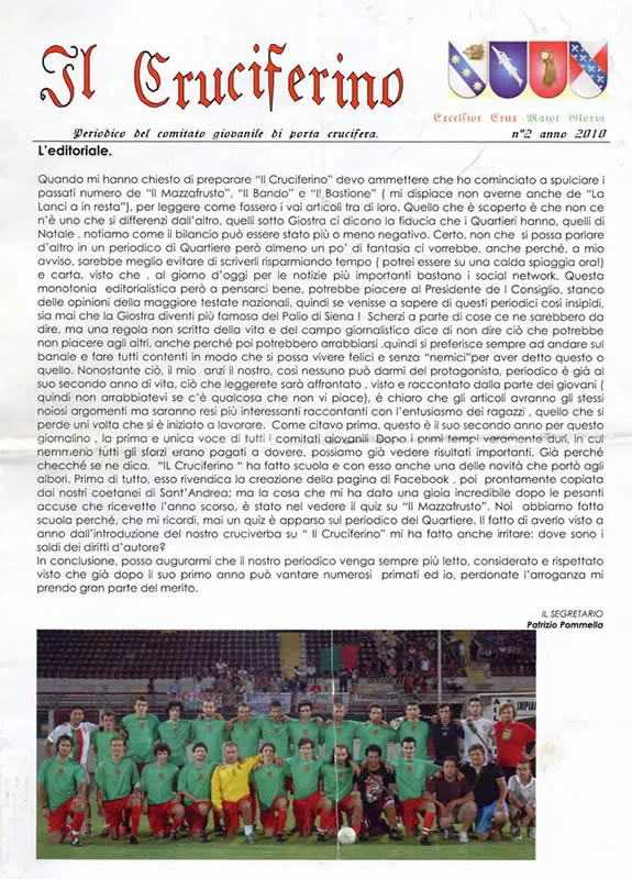 IL CRUCIFERINO - Anno 02 - n. 01 - giugno 2010