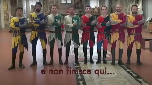 Giornata di premiazione Giostra annullata - Il saluto dei Giostratori - UGGH6NW-Tok