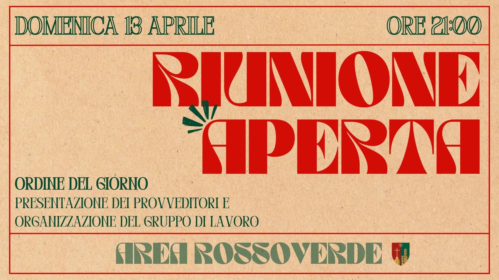 Riunione aperta indetta dai provveditori