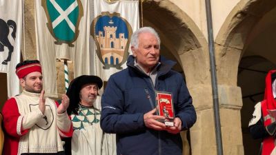 32a Cerimonia di premiazione giostratori: Eugenio Vannozzi premio alla carriera