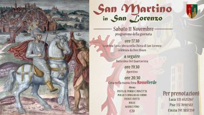 Buon San Martino a tutto Colcitrone ... Inauguriamo San Lorenzo!