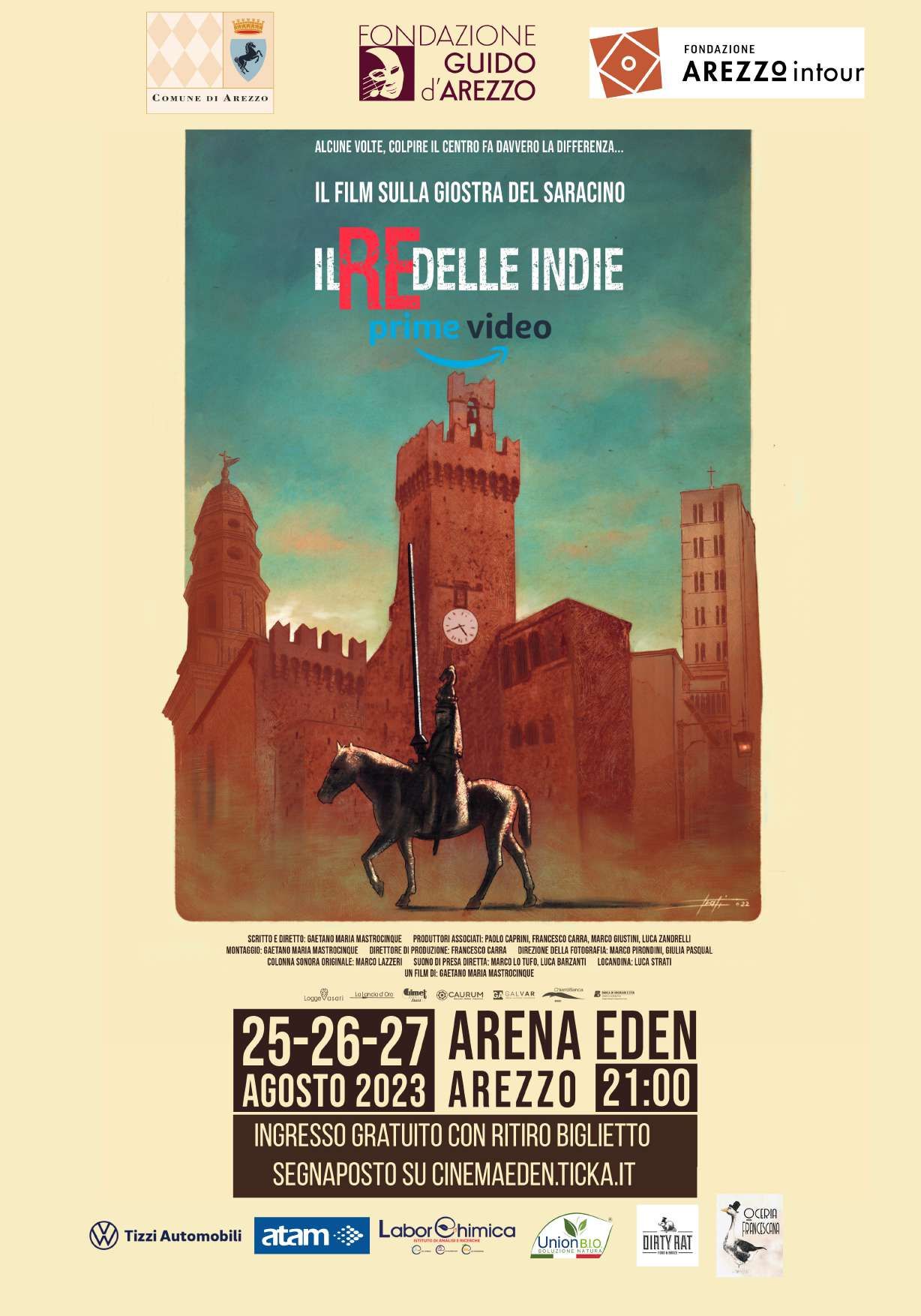 Il Re delle Indie torna ad Arezzo con un weekend di proiezioni gratuite