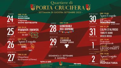 Aspettando la Giostra di settembre ... gli appuntamenti in Colcitrone