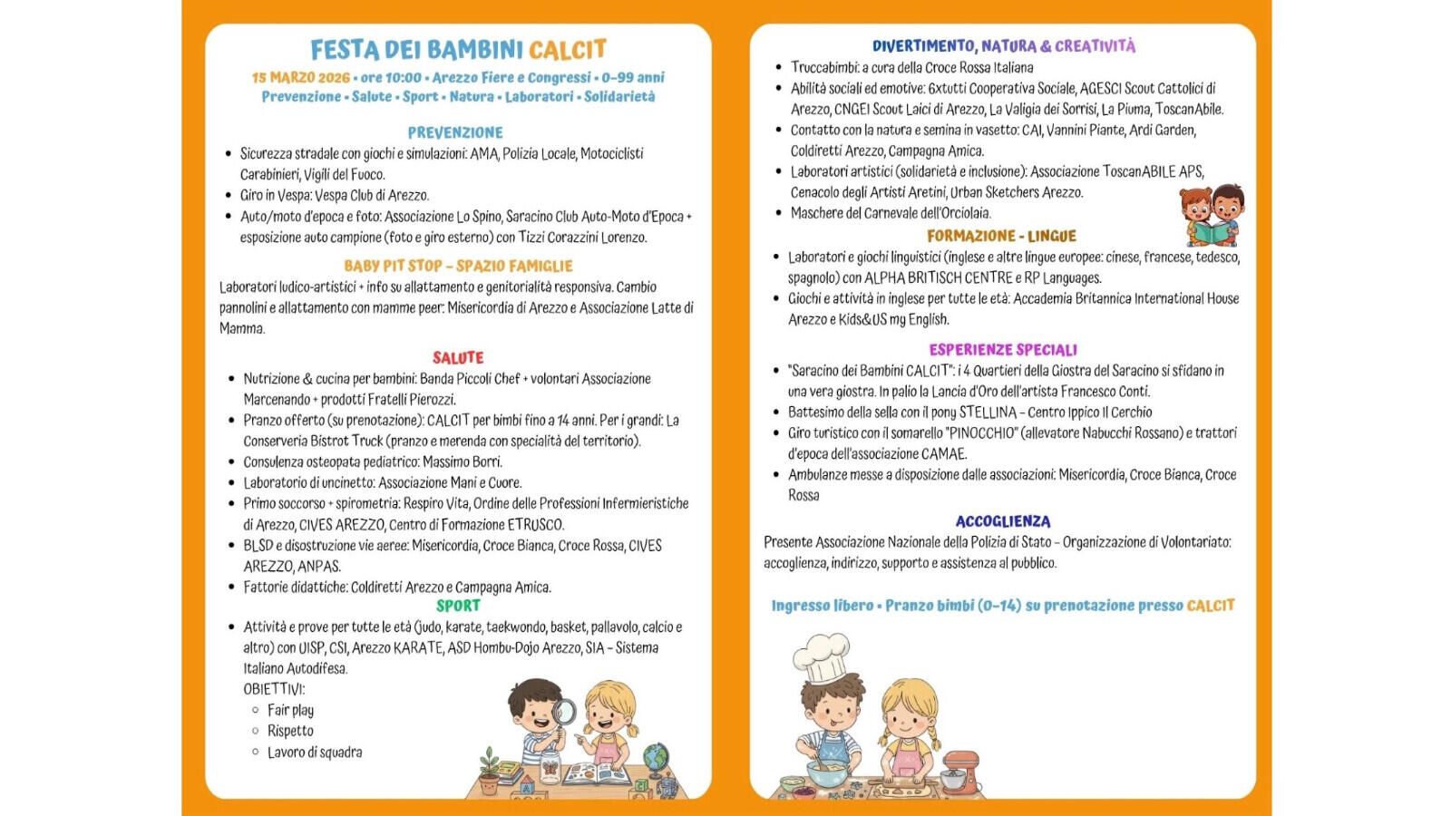 Festa dei bambini CALCIT -15 marzo