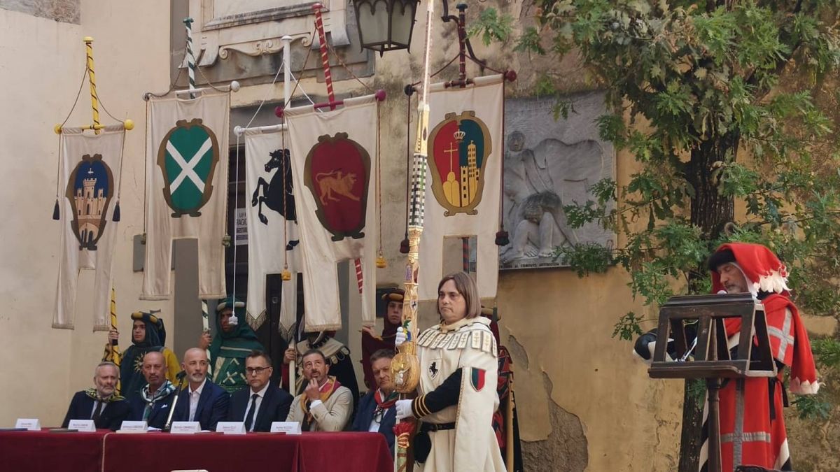 La Lancia d'Oro della 150a Giostra del Saracino