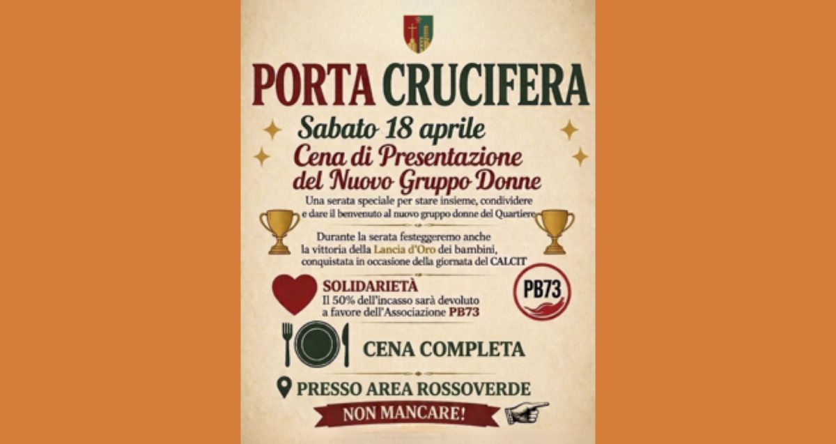 Cena di Presentazione del Nuovo Gruppo Donne