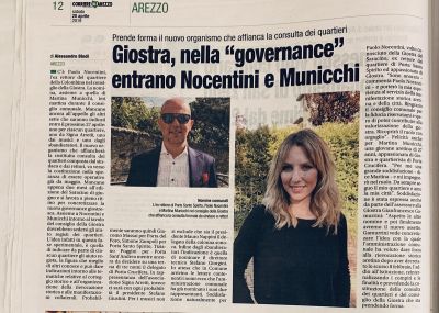 Martina Municchi nel Consiglio della Giostra