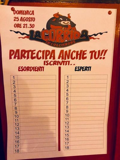 Domenica sera tutti sul palco RossoVerde con la Corrida