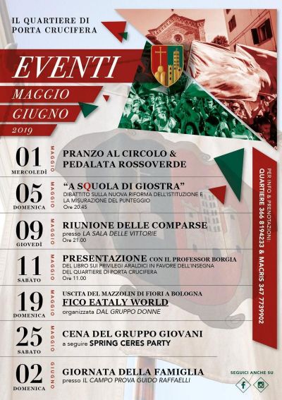 Maggio e giugno in Rosso Verde