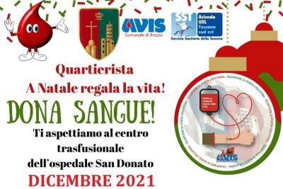 Donazioni di sangue, un dicembre di impegno per i quartieristi di  Porta Crucifera