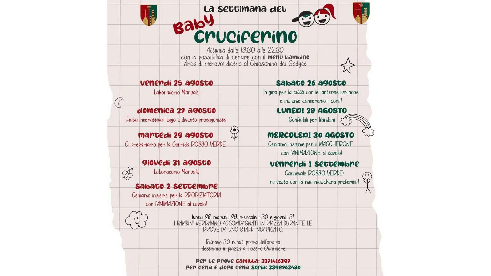 La settimana del Baby Cruciferino