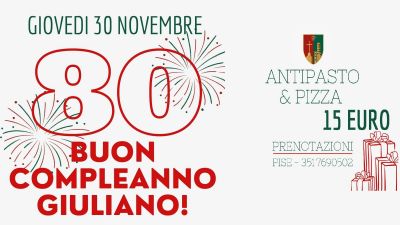 Buon compleanno Giuliano!