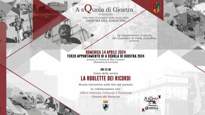 A sQuola di Giostra con le foto del passato domenica 14 aprile