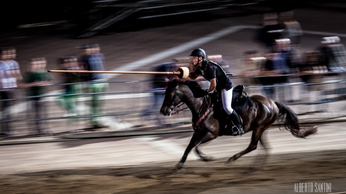 Prove in piazza dei Giostratori