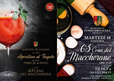 Martedi Aperitrogolo e ... 63a Cena del Maccherone