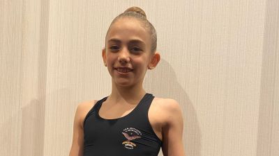 Una ginnasta Rossoverde alle Nazionali di ritmica a Napoli