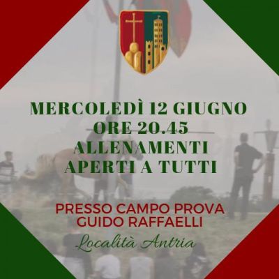 Mercoledi appuntamento al Campo Prova