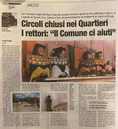 Rassegna stampa 28 ottobre 2020