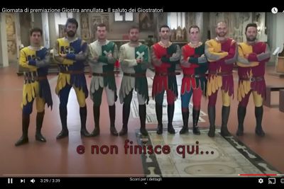 Messaggio dei Giostratori nel giorno della Cerimonia annullata