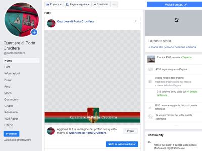 Aggiungi il motivo di Colcitrone al tuo profilo Facebook