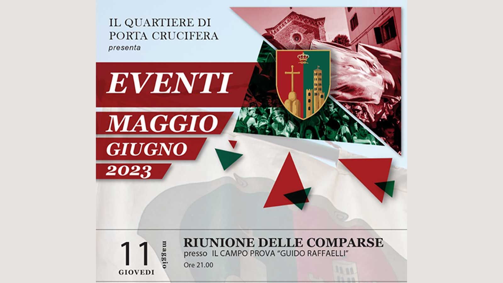 Riunione delle Comparse giovedi 11 al Campo Prova