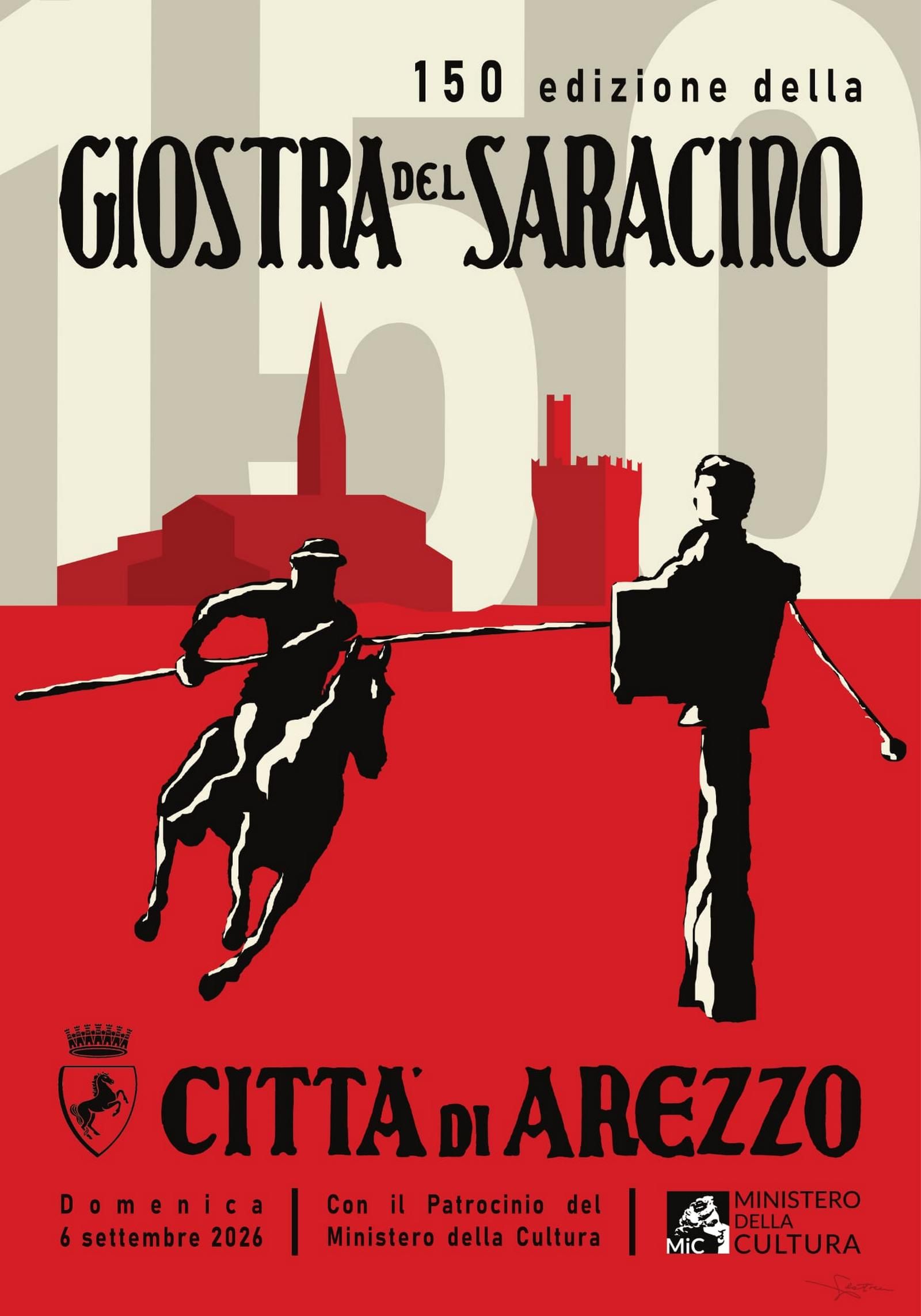 Svelata l'immagine celebrativa della 150ª edizione della Giostra del Saracino