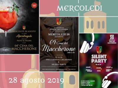 64a Cena del Maccherone ... Aperitrogolo prima e Silent-party dopo